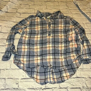 CJ Banks‎ women’s plaid long sleeve shirt. Size 2X